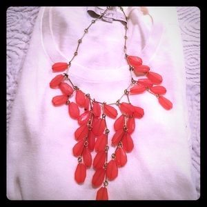 Loft pink fashion necklace